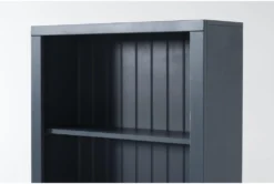 Westlawn Blue 72" Bookcase -Furniture Store 304930 blue wood bookcase detail 44