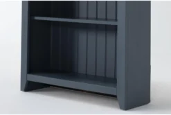 Westlawn Blue 72" Bookcase -Furniture Store 304930 blue wood bookcase detail 45