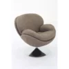 Zuma Khaki Swivel Barrel Chair 1 Zuma Khaki Swivel Barrel Chair -Furniture Store 304961 brown fabric swivel signature 01