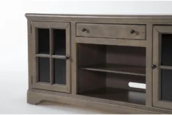Preston II 70" Tv Stand -Furniture Store 305219 beige wood media console detail 45