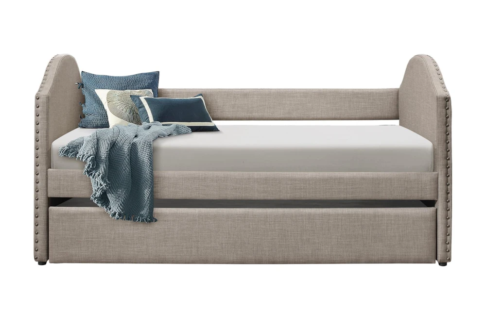 Grayson Twin Upholstered Daybed With Trundle 4 Grayson Twin Upholstered Daybed With Trundle - Image 2