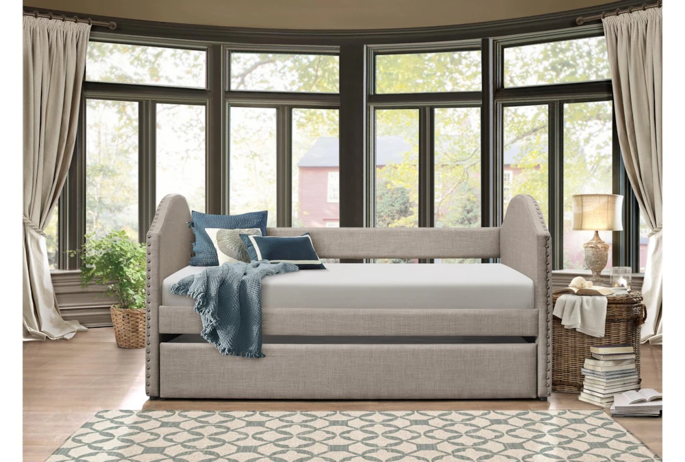 Grayson Twin Upholstered Daybed With Trundle 7 Grayson Twin Upholstered Daybed With Trundle - Image 5