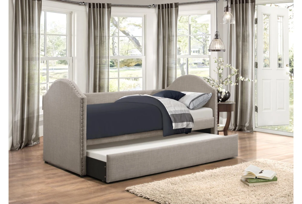 Grayson Twin Upholstered Daybed With Trundle 8 Grayson Twin Upholstered Daybed With Trundle - Image 6