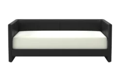 Marcelo Twin Daybed -Furniture Store 305538 black fabric daybed front 02 1