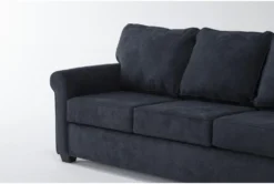 Athos Midnight Blue 77" Full Sleeper Sofa -Furniture Store 305928 blue fabric sleeper detail 45