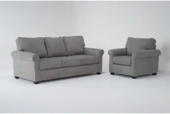 Athos Vintage 2 Piece Sofa & Chair Set