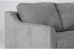 Porthos Vintage 80" Queen Sleeper Sofa With Reversible Chaise -Furniture Store 306002 grey fabric reversible sofa chaise detail 47