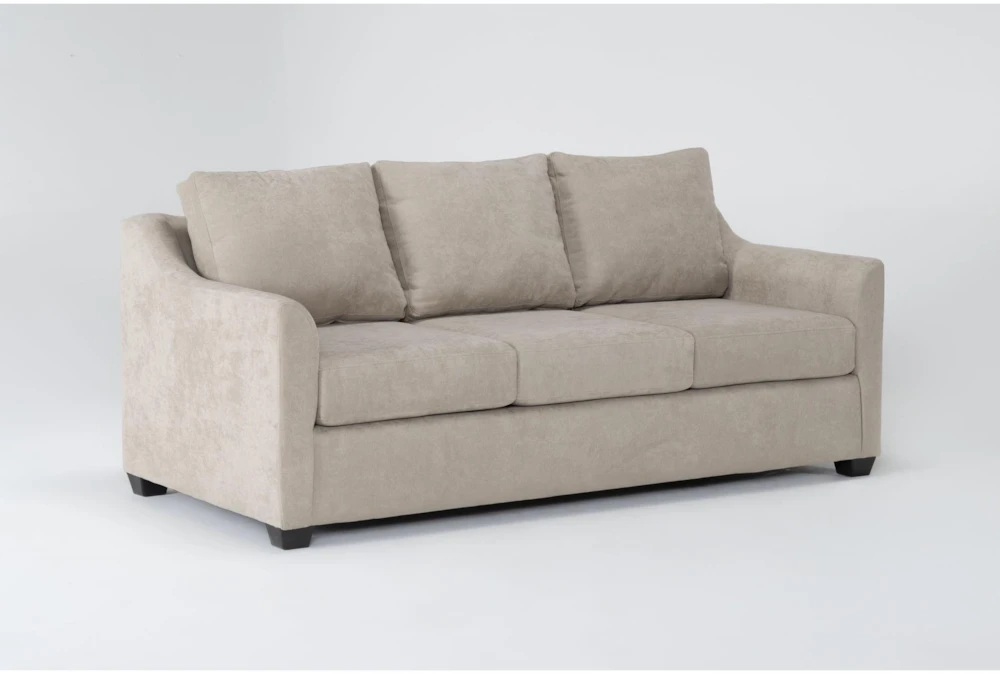 Porthos Cream 80" Queen Sleeper Sofa 4 Porthos Cream 80" Queen Sleeper Sofa - Image 2