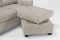 Porthos Cream 80" Queen Sleeper Sofa With Reversible Chaise 14 Porthos Cream 80" Queen Sleeper Sofa With Reversible Chaise -Furniture Store 306025 beige fabric reversible sofa chaise detail 45