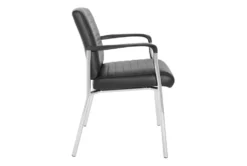 Meade Black Faux Leather Office Chair -Furniture Store 306066 detail 44