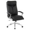 Sweeney Black Executive Faux Leather High Back Office Chair -Furniture Store 306077 signature 01