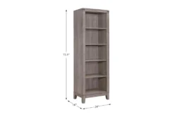 Ellsworth 24" Bookcase Pier -Furniture Store 306166 grey wood pier detail 44