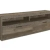 Hazel Dell 64" Tv Stand -Furniture Store 306173 brown wood media console signature 01