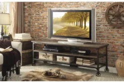 Bennie 65" Tv Stand -Furniture Store 306182 brown wood media console room 85