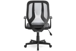 Genesee Light Gray & Black Mesh Office Chair -Furniture Store 306206 grey multi media office chair back 82