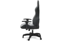 Alderton White & Gray Gaming Chair With Led Lighting -Furniture Store 306253 white multi media gaming chair side 14