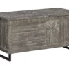Colt Distressed Gray Storage Trunk 1 Colt Distressed Gray Storage Trunk -Furniture Store 306529 grey wood chest signature 01