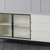 White 3 Drawer 2 Door Sideboard -Furniture Store 307279 white wood cabinet signature 01