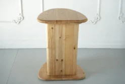 Natural Reclaimed Pine Accent Table -Furniture Store 307297 natural reclaimed wood accent table back 82