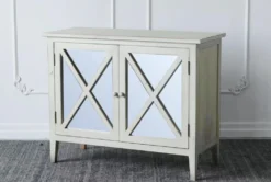 Antique White Reclaimed Pine 2 Door Sideboard