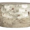 Antique Round Drum Coffee Table -Furniture Store 307395 signature 01
