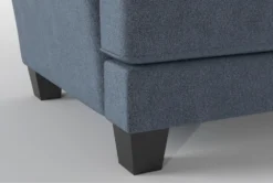 Elijah II 100" Sofa/Loveseat/Chair Set -Furniture Store 307439 blue fabric living room set detail 44