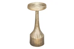 Antique Gold Drink Table