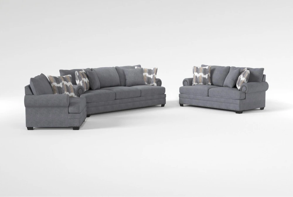 Stanley Chenille Sofa/Loveseat/Chair Set 4 Stanley Chenille Sofa/Loveseat/Chair Set - Image 2