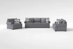 Stanley Chenille Sofa/Loveseat/Chair Set