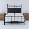 Magnolia Home Trellis California King Panel 3 Piece Bedroom Set With 2 Scaffold Nightstands By Joanna Gaines -Furniture Store 308488 black metal bedroom set signature 01