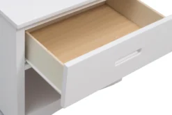 Kory White Nightstand -Furniture Store 309444 white wood nightstand detail 45