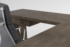 Jaxon Grey Corner Desk+ Moby Grey High Back Rolling Office Chair 15 Jaxon Grey Corner Desk+ Moby Grey High Back Rolling Office Chair -Furniture Store 309891 grey wood desk and chair set detail 45