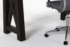 Jaxon Corner Desk+ Moby Grey High Back Rolling Office Chair -Furniture Store 309902 black wood desk and chair set detail 44