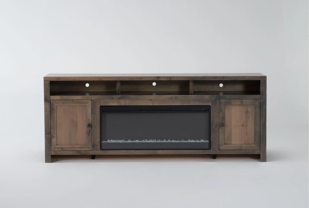 Ducar 84" Fireplace Tv Stand 4 Ducar 84" Fireplace Tv Stand - Image 2