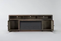 Ducar 84" Fireplace Tv Stand 16 Ducar 84" Fireplace Tv Stand -Furniture Store 310195 brown wood media console front 05 1