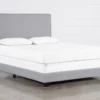 Colleen King Upholstered Panel Bed -Furniture Store 310673 grey fabric bed signature 01