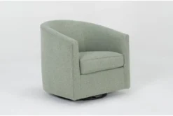 Rove Mint 31" Swivel Glider Accent Chair