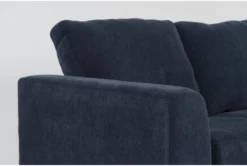 Canela II Midnight Blue 2 Piece Sofa & Loveseat Set -Furniture Store 311783 blue fabric sofa and loveseat set detail 45