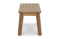 Jani Outdoor Dining Bench 9 Jani Outdoor Dining Bench -Furniture Store 311866 brown wood dining bench side 14