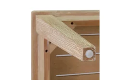 Hancock Natural Outdoor End Table -Furniture Store 311899 beige polyester end table detail 45