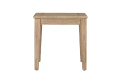 Hancock Natural Outdoor End Table -Furniture Store 311899 beige polyester end table front 03