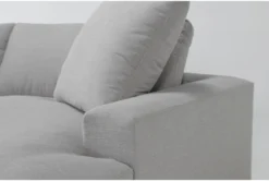 Utopia Modular 96" Oversized Double Chaise -Furniture Store 312328 grey fabric sectional detail 45