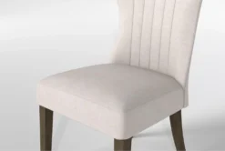 Covington Dining Side Chair Set Of 2 -Furniture Store 312809 natural fabric dining chair detail 44