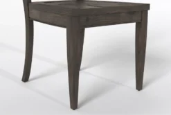 Valencia Dining Side Chair Set Of 2 -Furniture Store 312829 grey wood dining chair detail 44