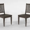 Valencia Dining Side Chair Set Of 2 -Furniture Store 312829 grey wood dining chair signature 01