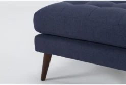 Ginger Denim Ottoman -Furniture Store 312991 blue fabric ottoman detail 44