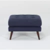 Ginger Denim Ottoman 1 Ginger Denim Ottoman -Furniture Store 312991 blue fabric ottoman signature 01