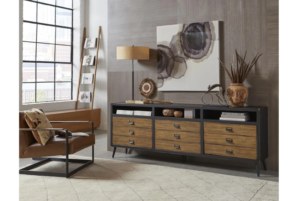 Emory Black 80" Tv Stand 7 Emory Black 80" Tv Stand - Image 5