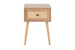 Carla Natural End Table -Furniture Store 313739 natural mdf end table front 02