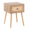 Carla Natural End Table 1 Carla Natural End Table -Furniture Store 313739 natural mdf end table signature 01
